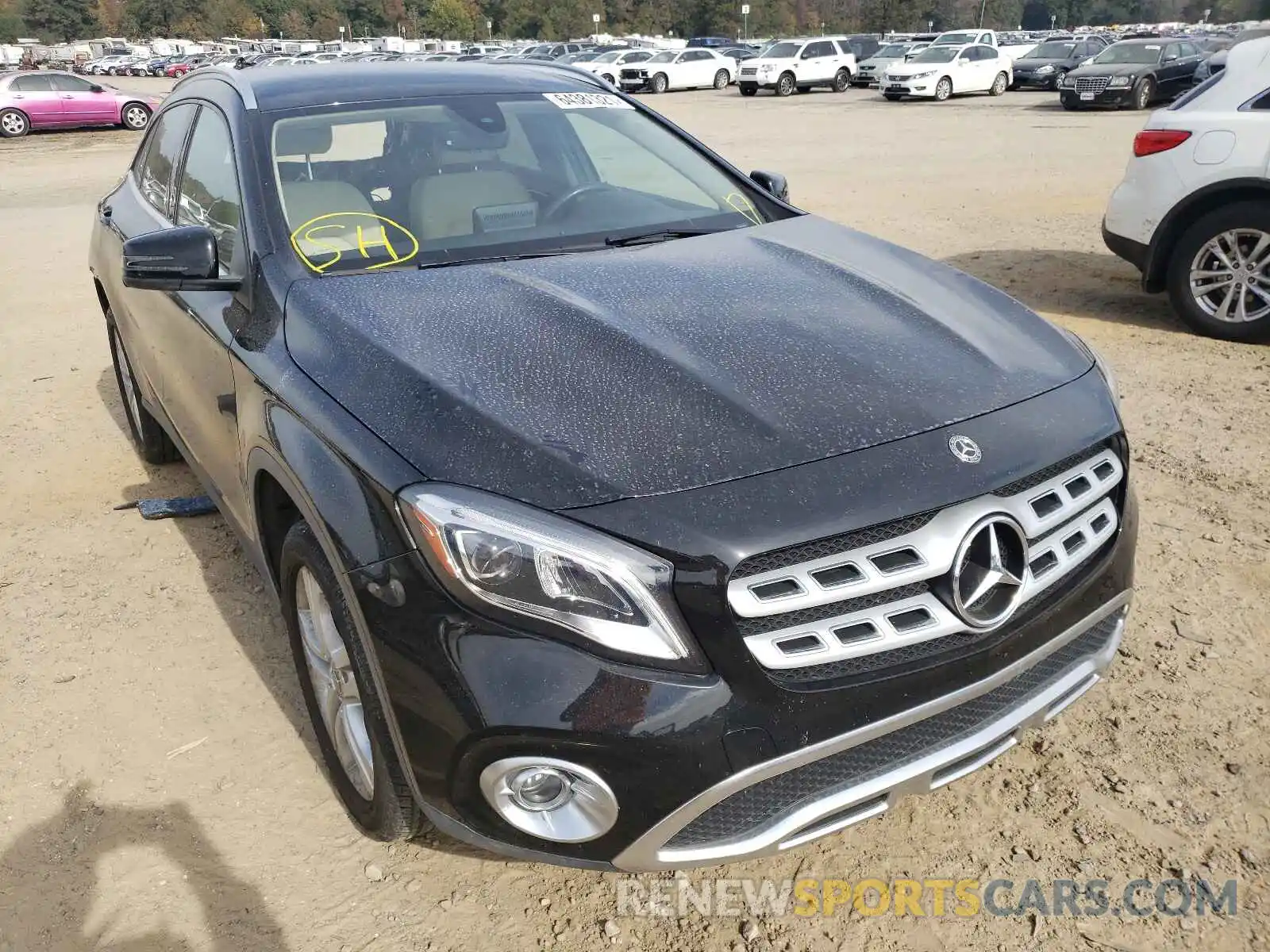 1 Photograph of a damaged car WDCTG4EB9KU000434 MERCEDES-BENZ GLA-CLASS 2019