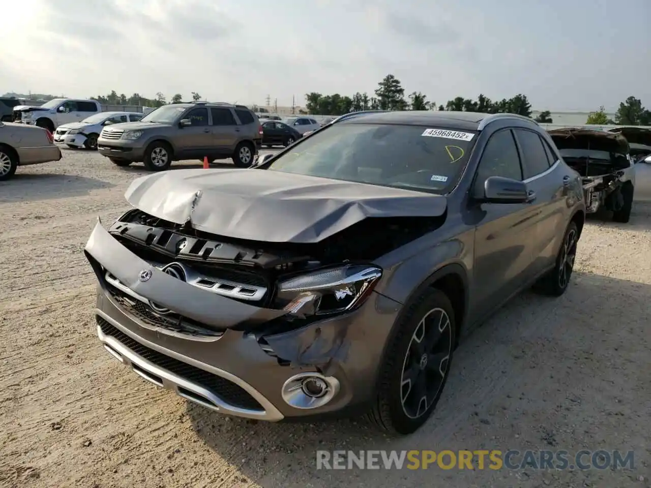 2 Photograph of a damaged car WDCTG4EBXKJ620257 MERCEDES-BENZ GLA-CLASS 2019