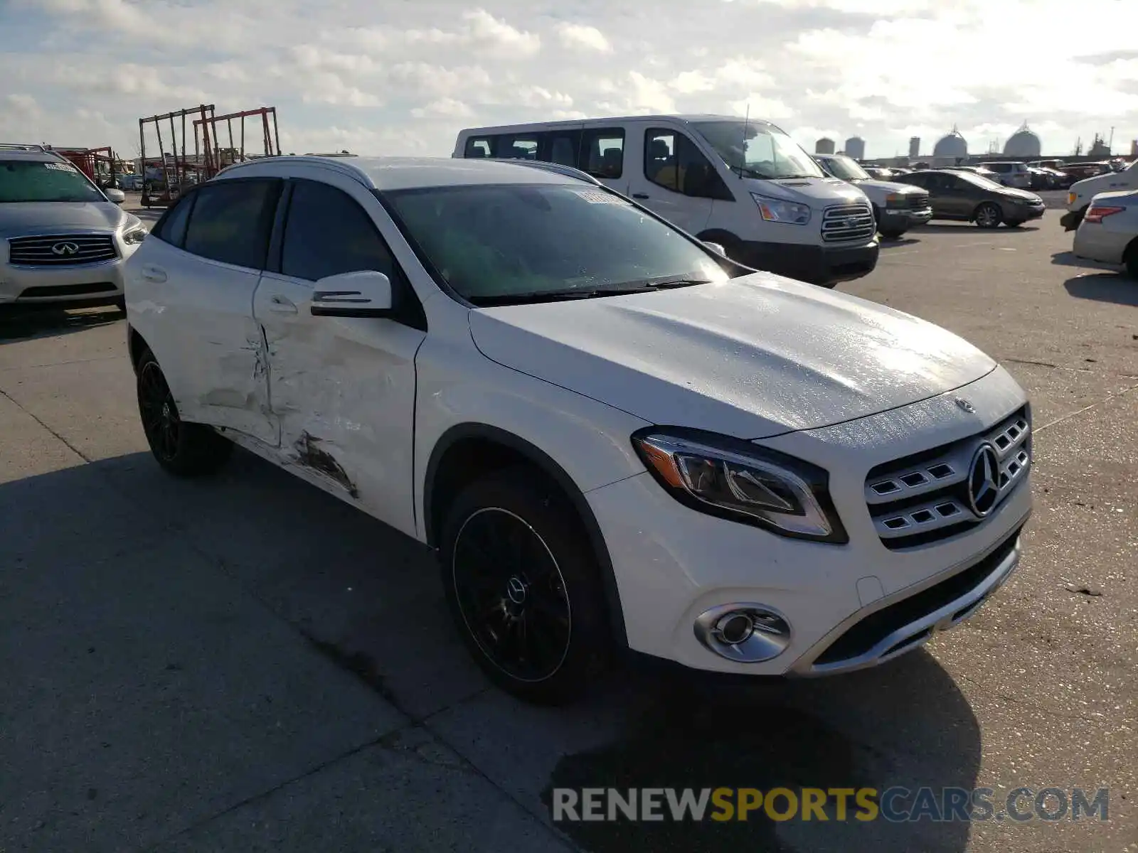 1 Photograph of a damaged car WDCTG4EBXKU011538 MERCEDES-BENZ GLA-CLASS 2019