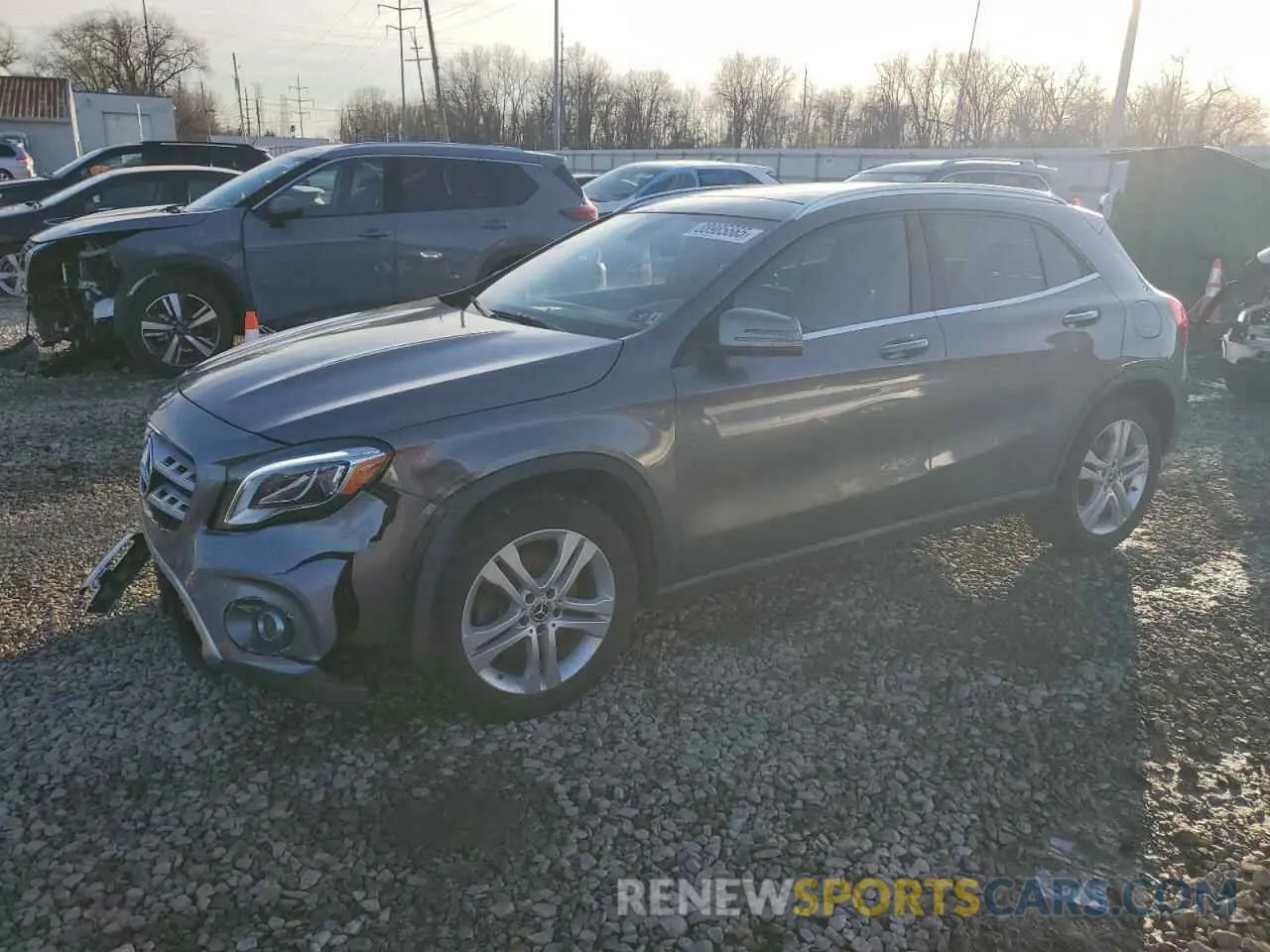 1 Photograph of a damaged car WDCTG4GB1KJ548328 MERCEDES-BENZ GLA-CLASS 2019