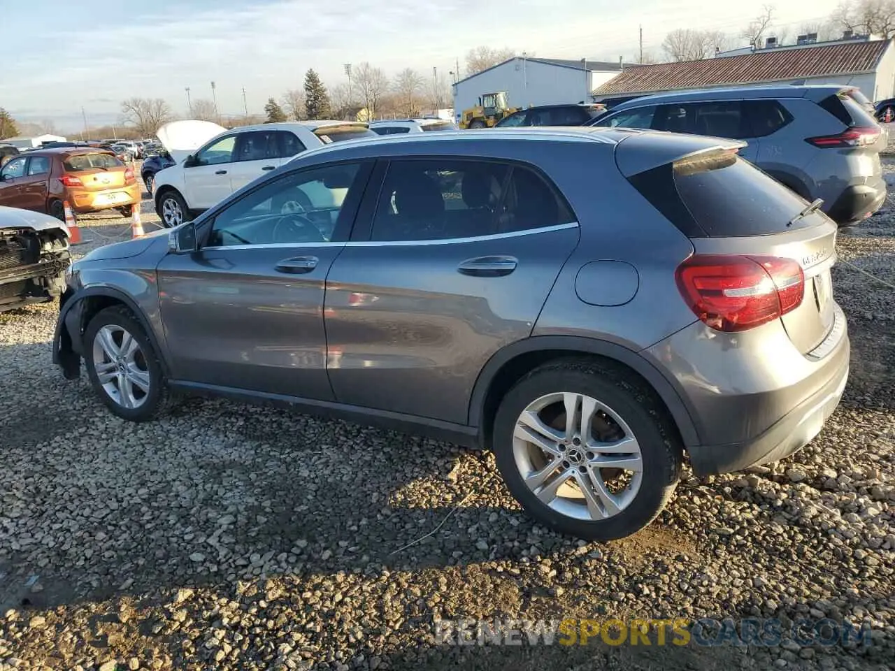 2 Photograph of a damaged car WDCTG4GB1KJ548328 MERCEDES-BENZ GLA-CLASS 2019