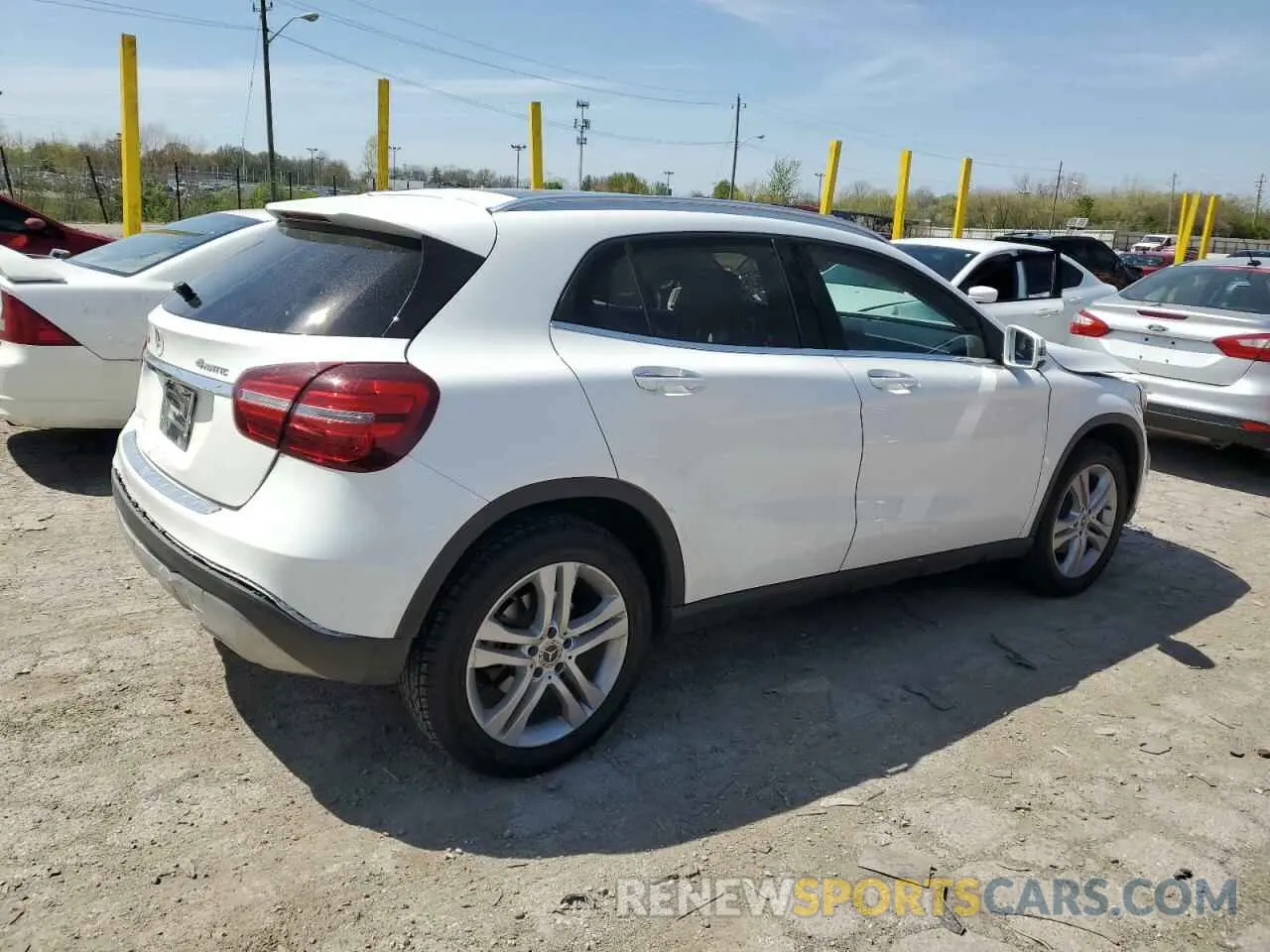 3 Photograph of a damaged car WDCTG4GB1KJ574704 MERCEDES-BENZ GLA-CLASS 2019