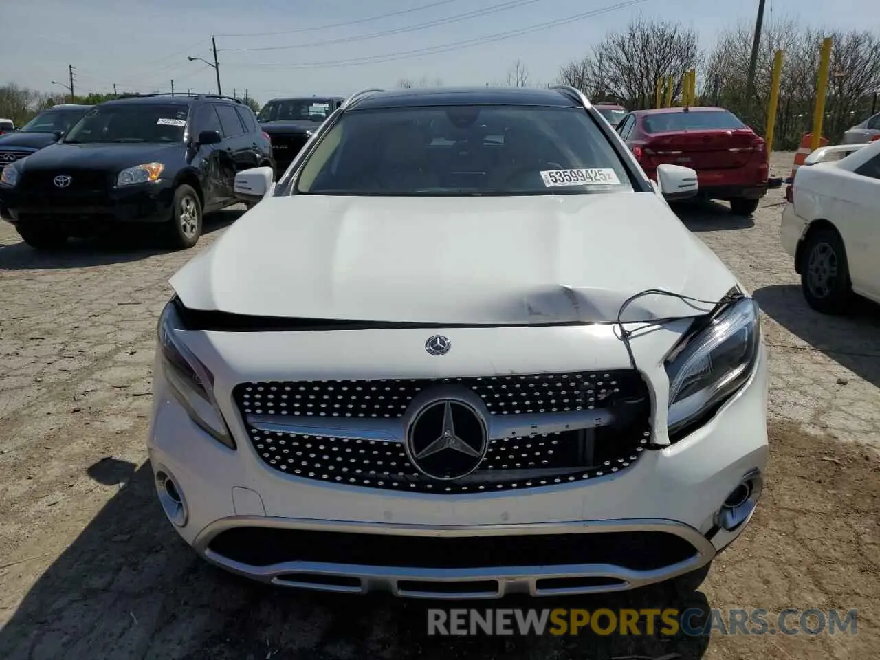 5 Photograph of a damaged car WDCTG4GB1KJ574704 MERCEDES-BENZ GLA-CLASS 2019