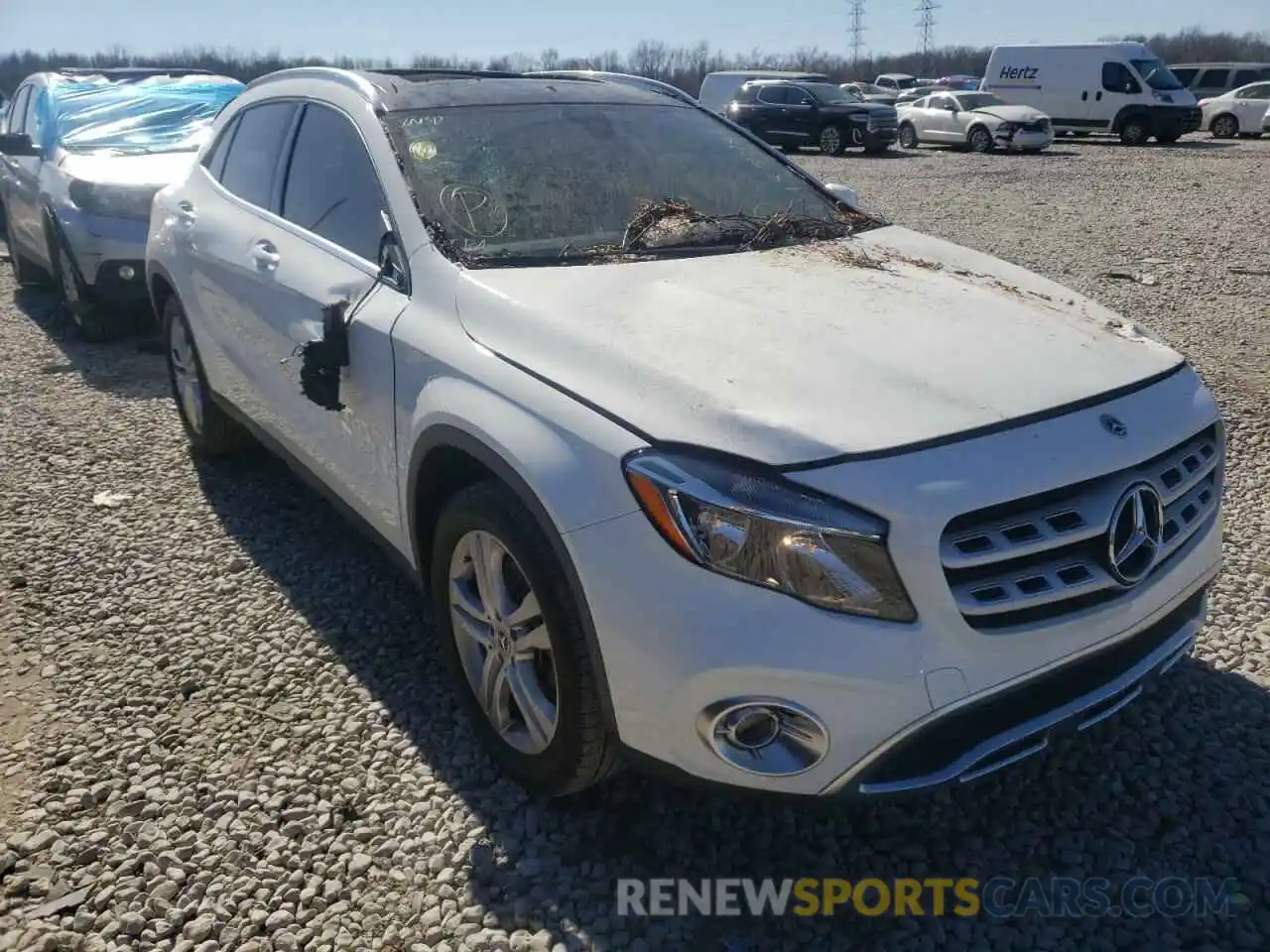 1 Photograph of a damaged car WDCTG4GB1KU012610 MERCEDES-BENZ GLA-CLASS 2019