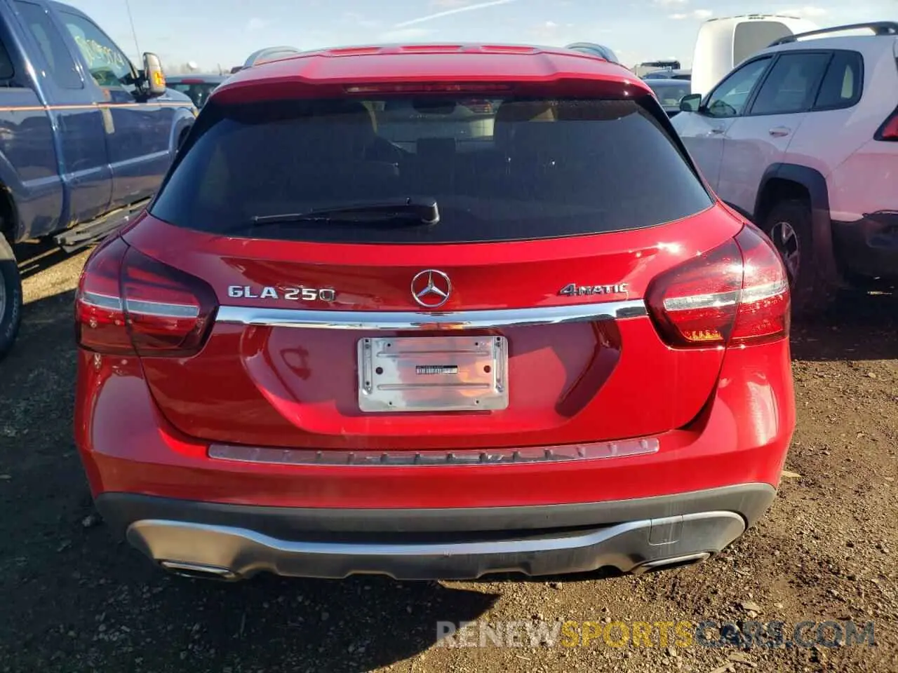 6 Photograph of a damaged car WDCTG4GB3KJ550145 MERCEDES-BENZ GLA-CLASS 2019
