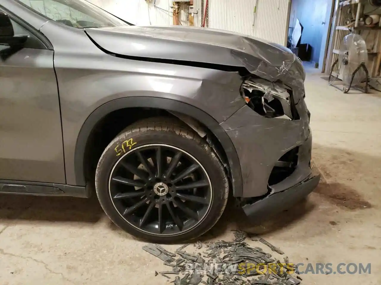 9 Photograph of a damaged car WDCTG4GB3KJ624454 MERCEDES-BENZ GLA-CLASS 2019