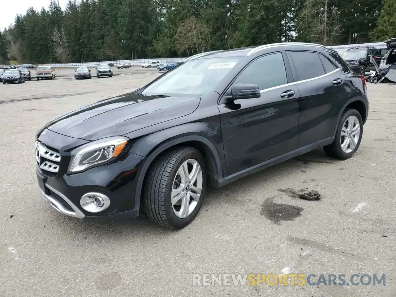 1 Photograph of a damaged car WDCTG4GB3KU011524 MERCEDES-BENZ GLA-CLASS 2019