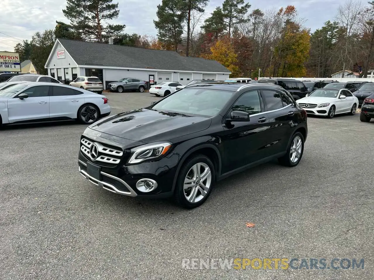2 Photograph of a damaged car WDCTG4GB4KJ583557 MERCEDES-BENZ GLA-CLASS 2019