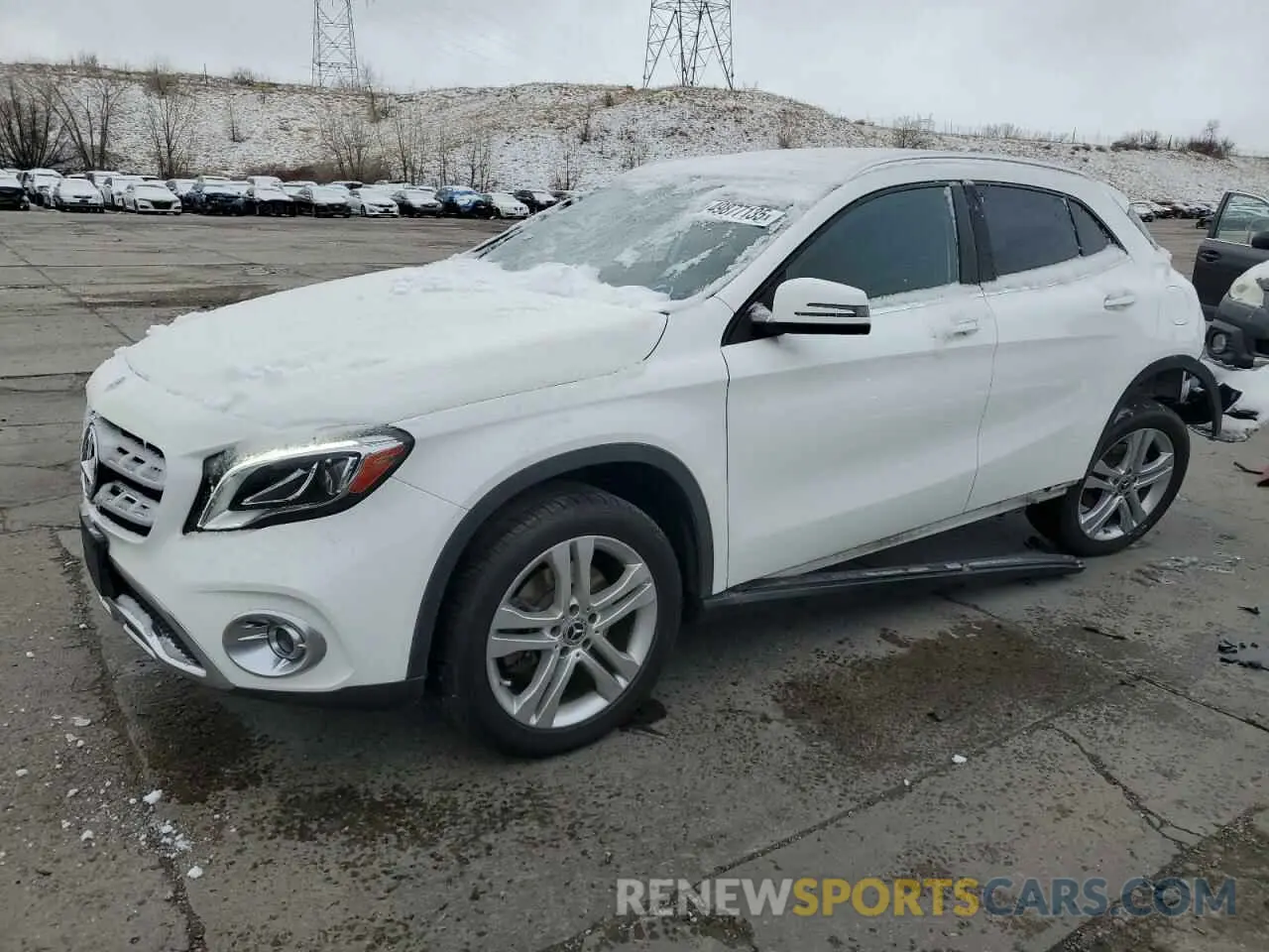 1 Photograph of a damaged car WDCTG4GB4KU014352 MERCEDES-BENZ GLA-CLASS 2019