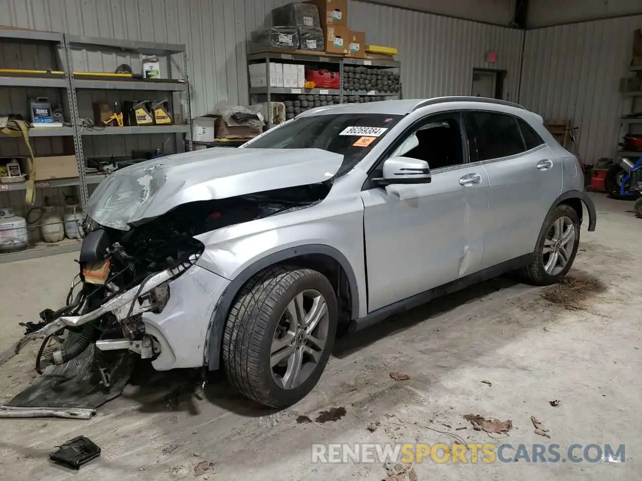 1 Photograph of a damaged car WDCTG4GB4KU020720 MERCEDES-BENZ GLA-CLASS 2019