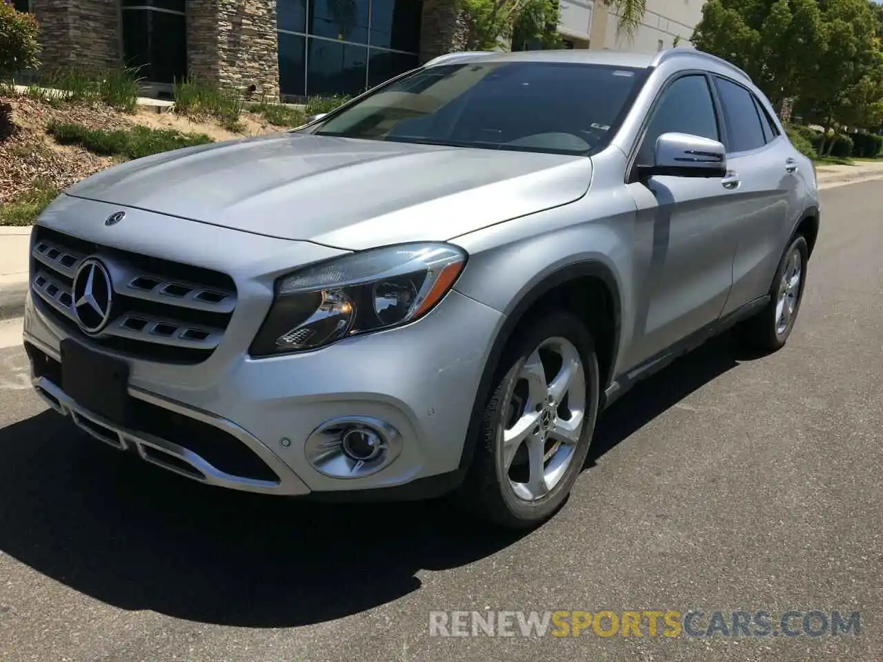 2 Photograph of a damaged car WDCTG4GB5KU020029 MERCEDES-BENZ GLA-CLASS 2019