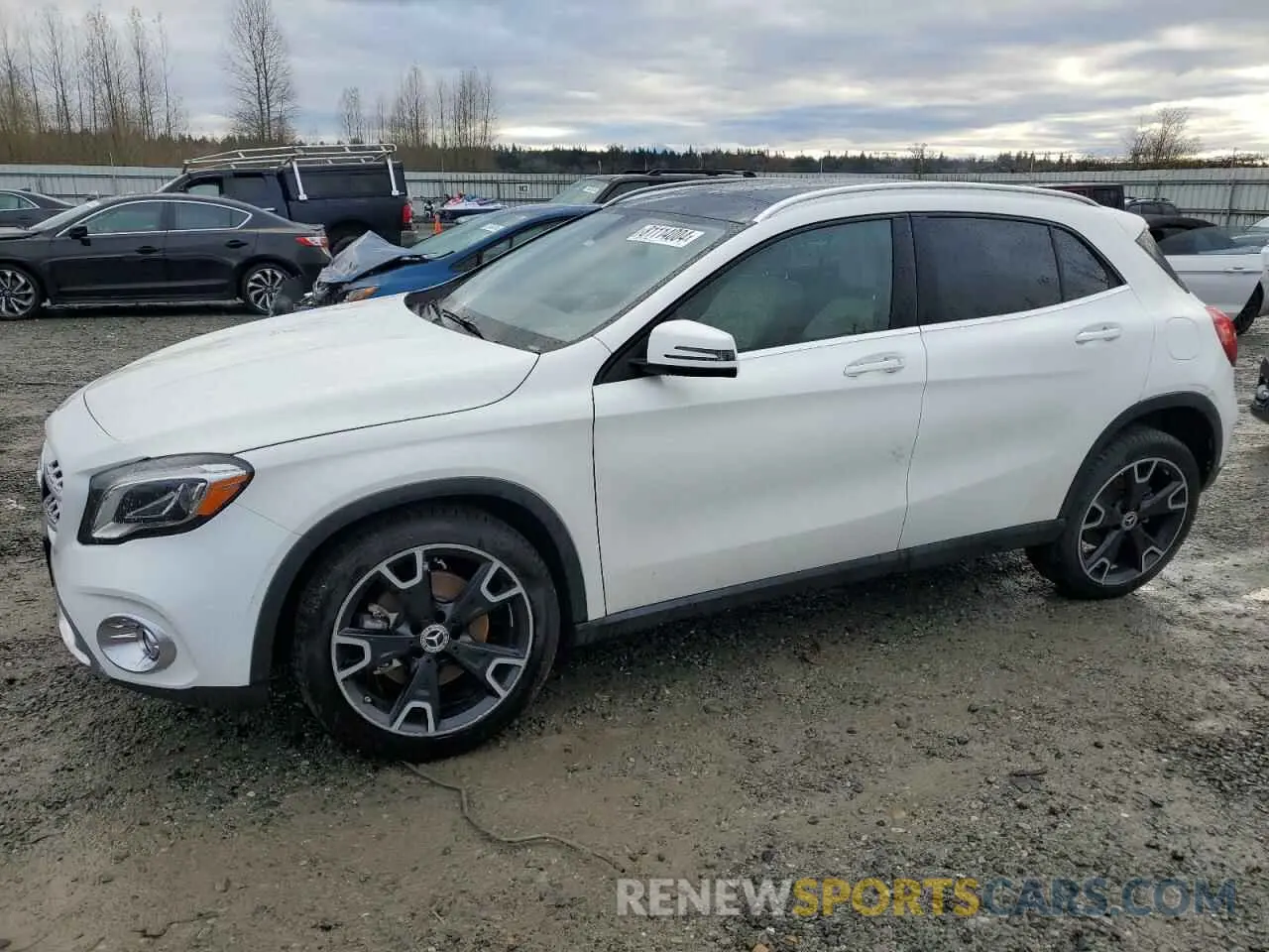 1 Photograph of a damaged car WDCTG4GB5KU020175 MERCEDES-BENZ GLA-CLASS 2019