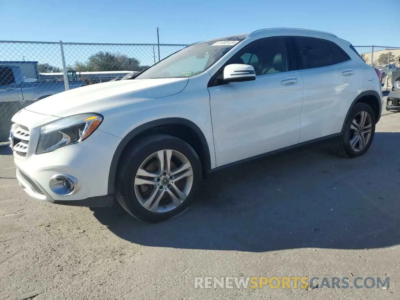 1 Photograph of a damaged car WDCTG4GB6KJ548499 MERCEDES-BENZ GLA-CLASS 2019