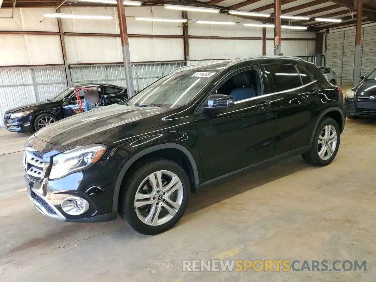 1 Photograph of a damaged car WDCTG4GB6KJ584063 MERCEDES-BENZ GLA-CLASS 2019