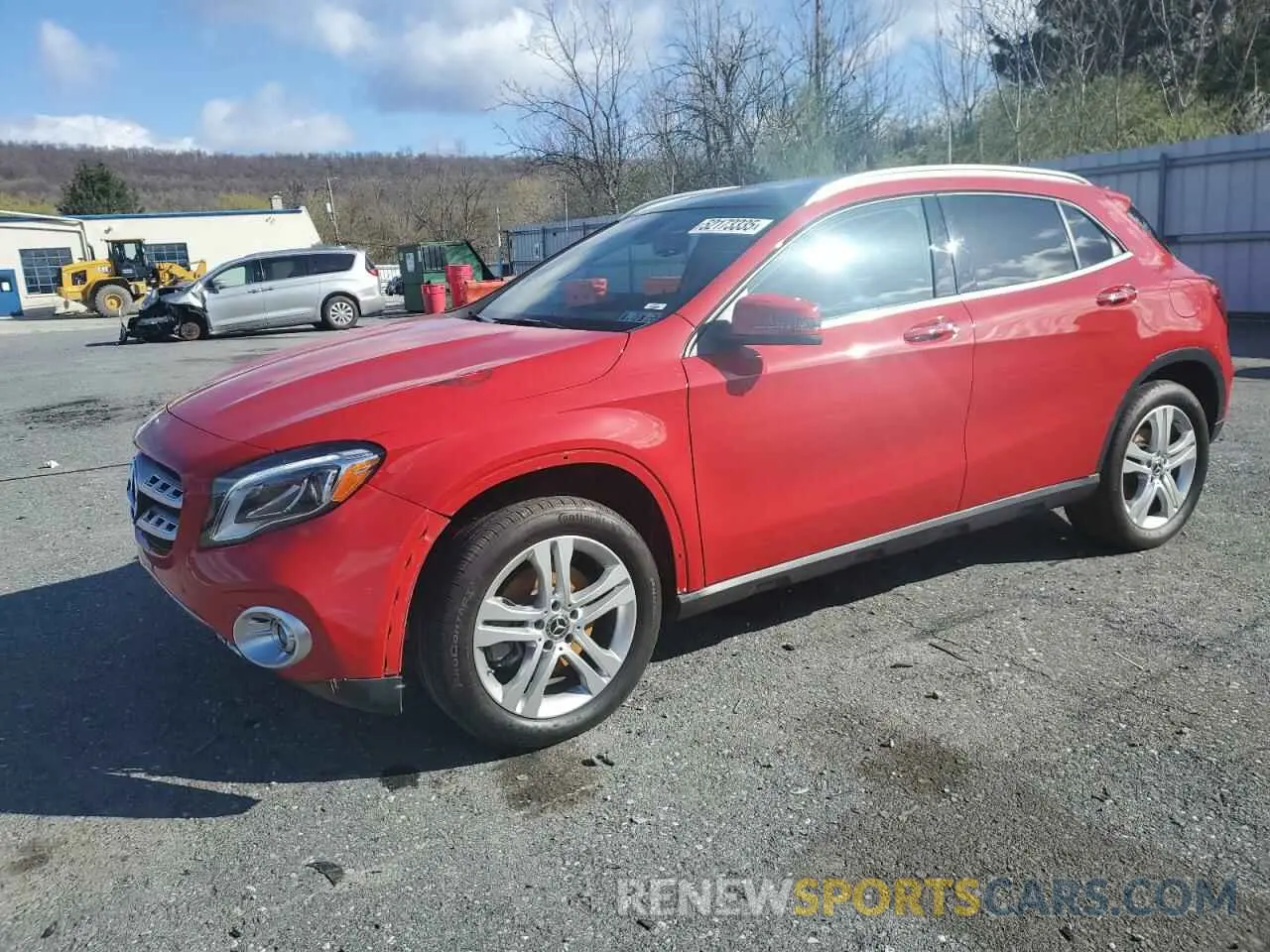 1 Photograph of a damaged car WDCTG4GB7KJ543571 MERCEDES-BENZ GLA-CLASS 2019