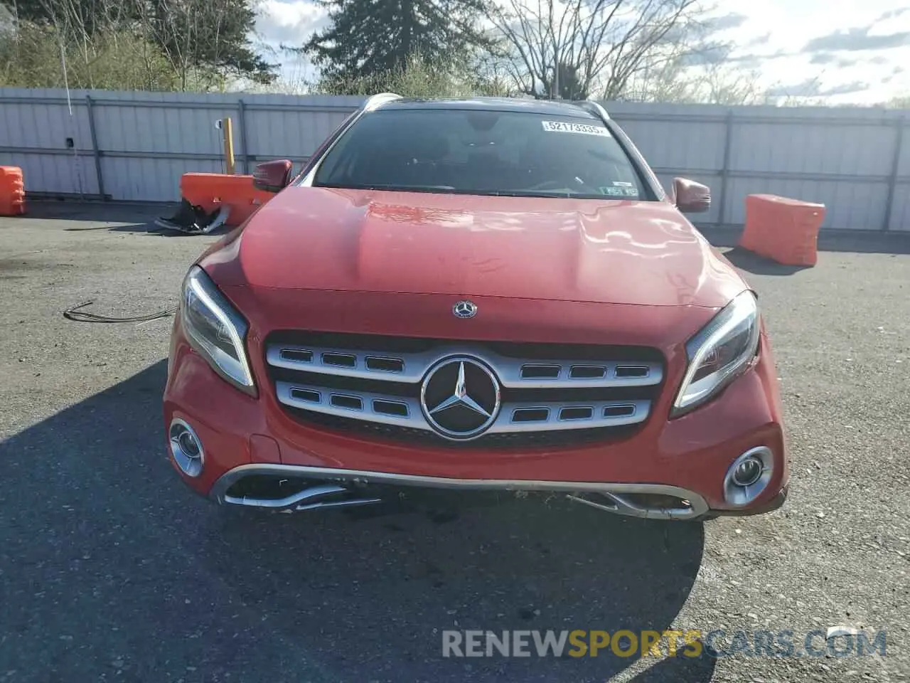 5 Photograph of a damaged car WDCTG4GB7KJ543571 MERCEDES-BENZ GLA-CLASS 2019