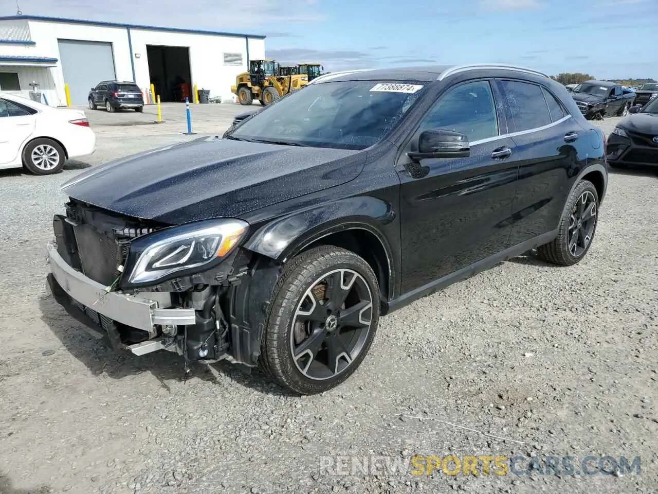 1 Photograph of a damaged car WDCTG4GB7KJ552710 MERCEDES-BENZ GLA-CLASS 2019