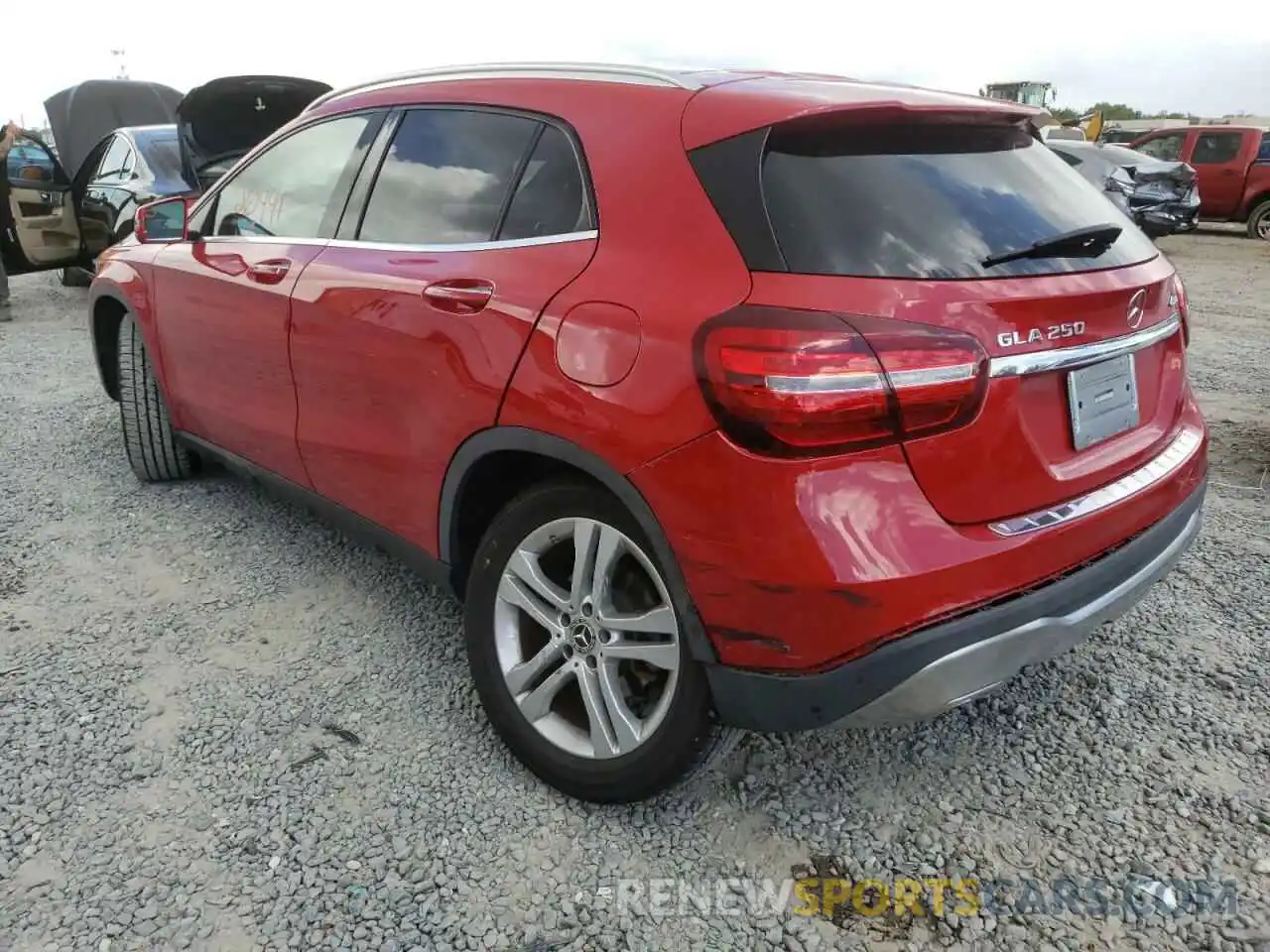 3 Photograph of a damaged car WDCTG4GB8KJ549346 MERCEDES-BENZ GLA-CLASS 2019