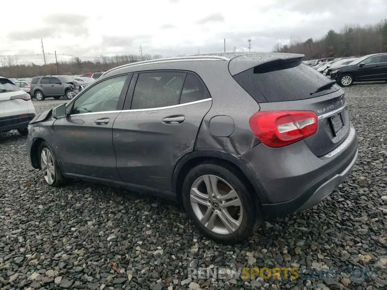 2 Photograph of a damaged car WDCTG4GB8KJ617404 MERCEDES-BENZ GLA-CLASS 2019