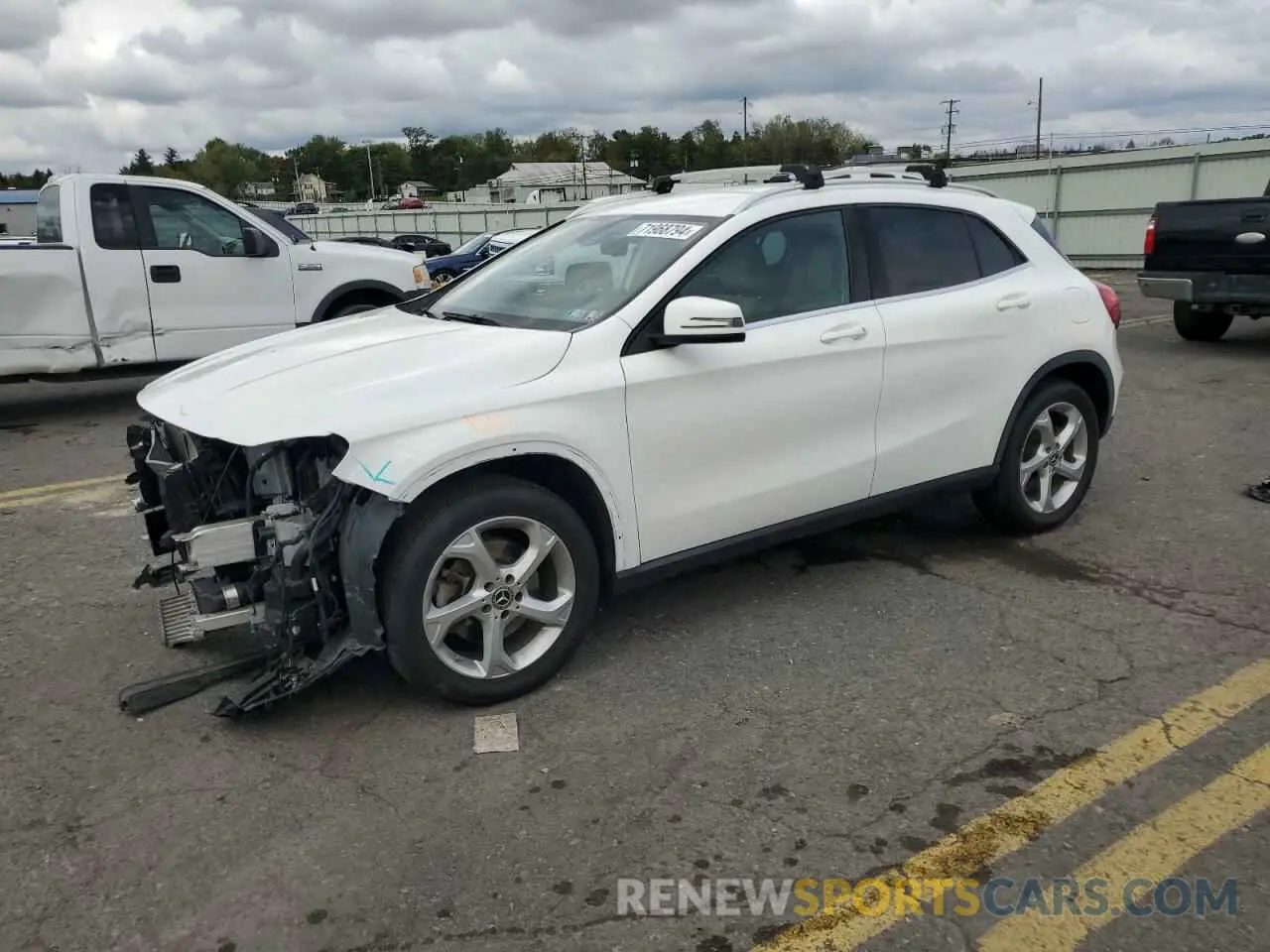 1 Photograph of a damaged car WDCTG4GB8KU004357 MERCEDES-BENZ GLA-CLASS 2019