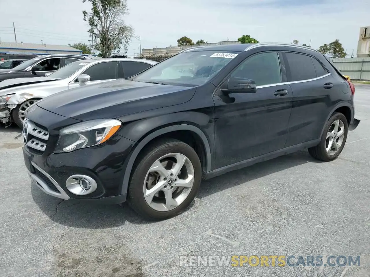 1 Photograph of a damaged car WDCTG4GB9KJ580895 MERCEDES-BENZ GLA-CLASS 2019