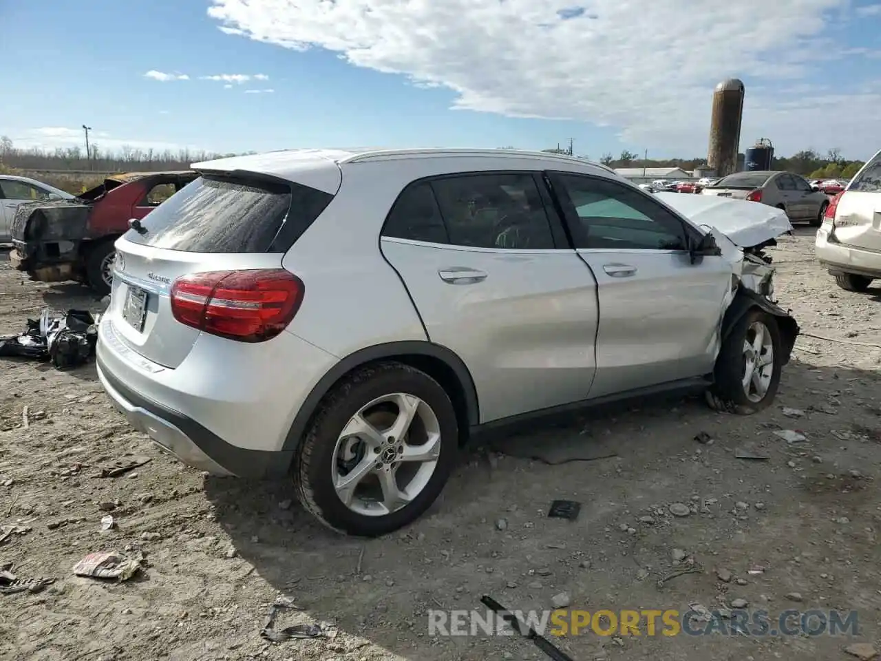 3 Photograph of a damaged car WDCTG4GB9KU014587 MERCEDES-BENZ GLA-CLASS 2019