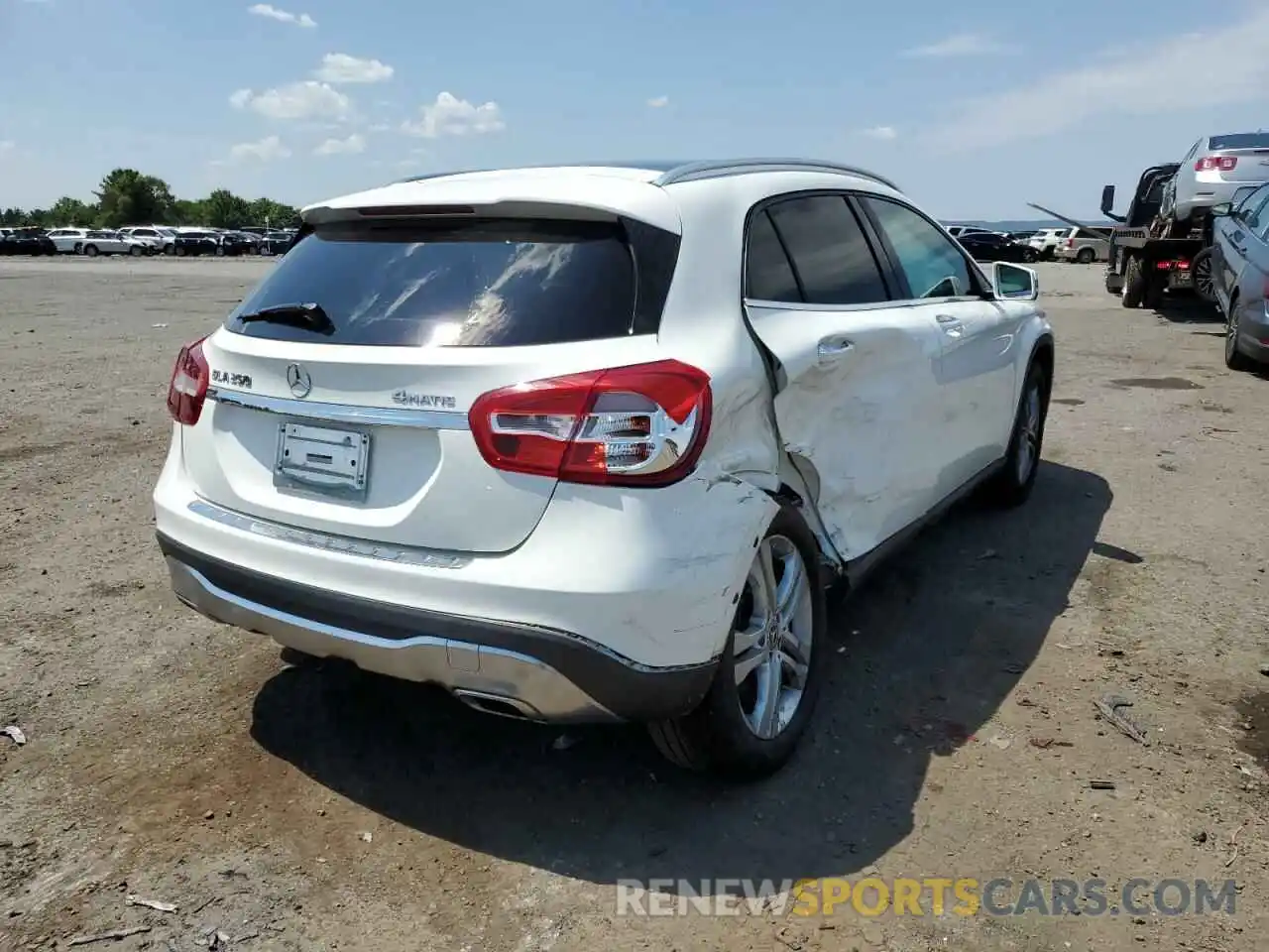 4 Photograph of a damaged car WDCTG4GBXKJ596538 MERCEDES-BENZ GLA-CLASS 2019