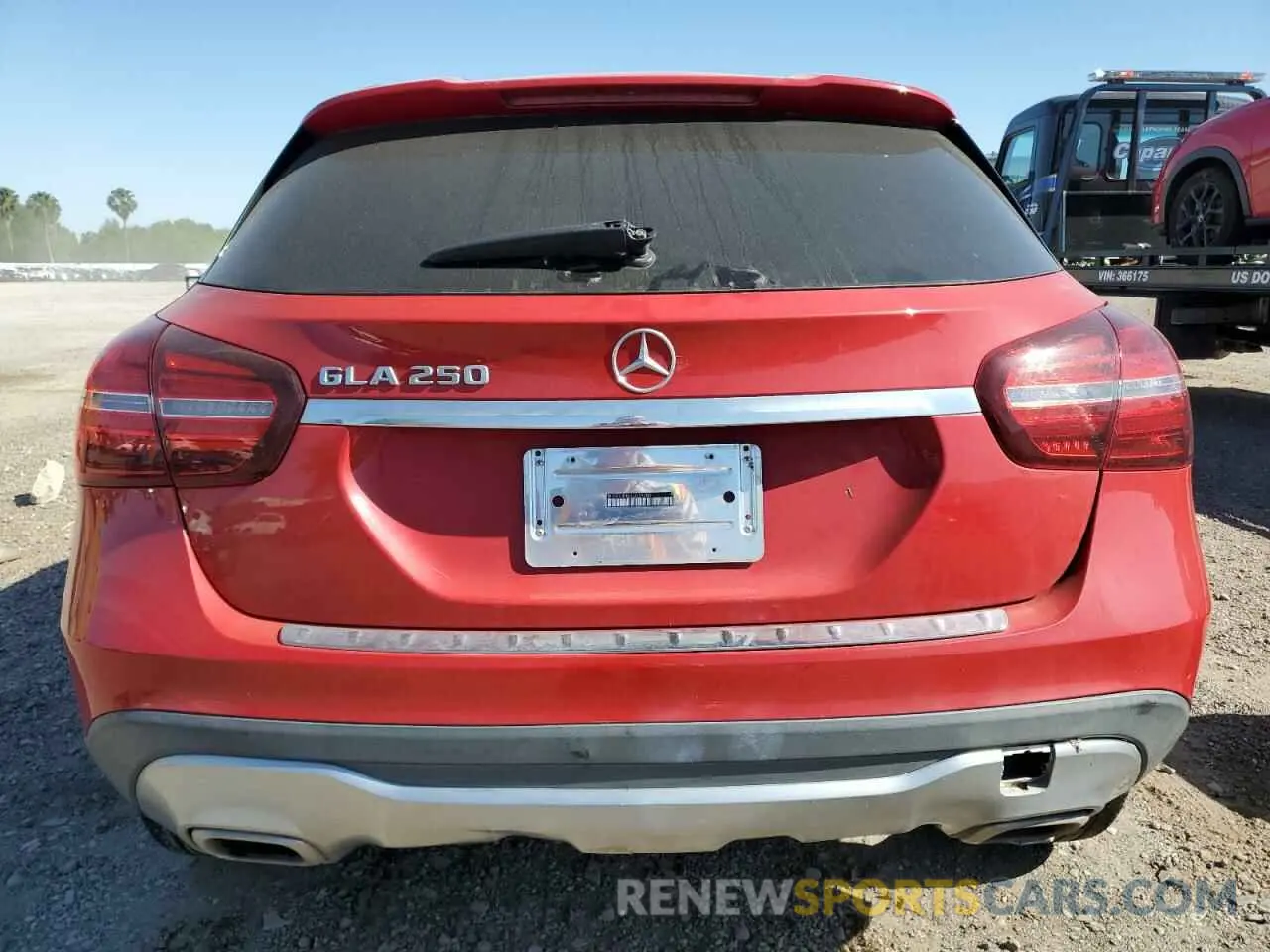 6 Photograph of a damaged car W1NTG4EB7LU029205 MERCEDES-BENZ GLA-CLASS 2020