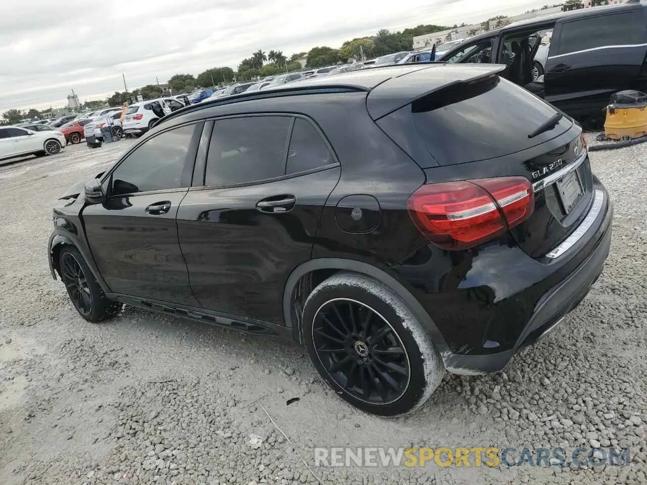 2 Photograph of a damaged car WDCTG4EB0LU023540 MERCEDES-BENZ GLA-CLASS 2020