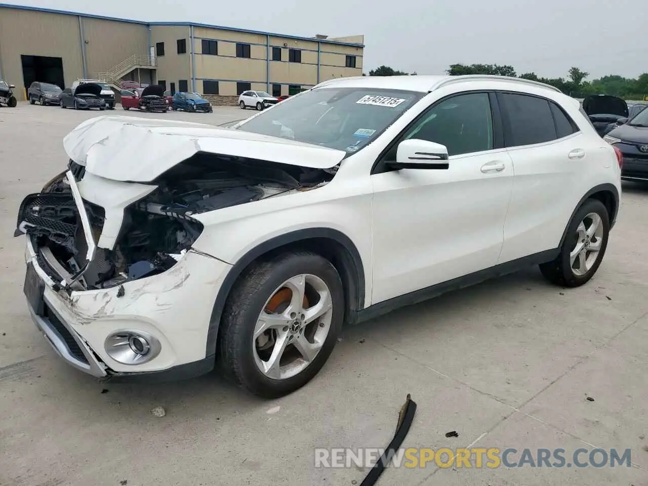 1 Photograph of a damaged car WDCTG4EB1LU026544 MERCEDES-BENZ GLA-CLASS 2020
