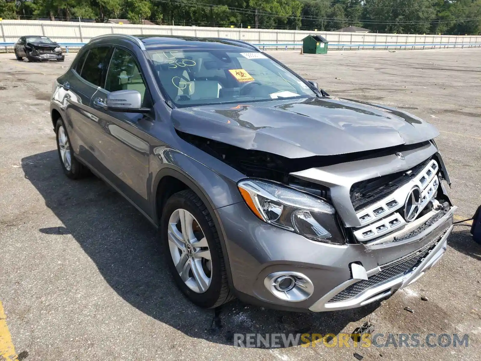 1 Photograph of a damaged car WDCTG4EB4LJ665437 MERCEDES-BENZ GLA-CLASS 2020