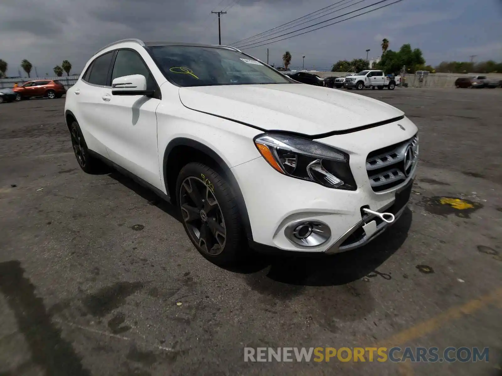 1 Photograph of a damaged car WDCTG4EB5LJ649778 MERCEDES-BENZ GLA-CLASS 2020