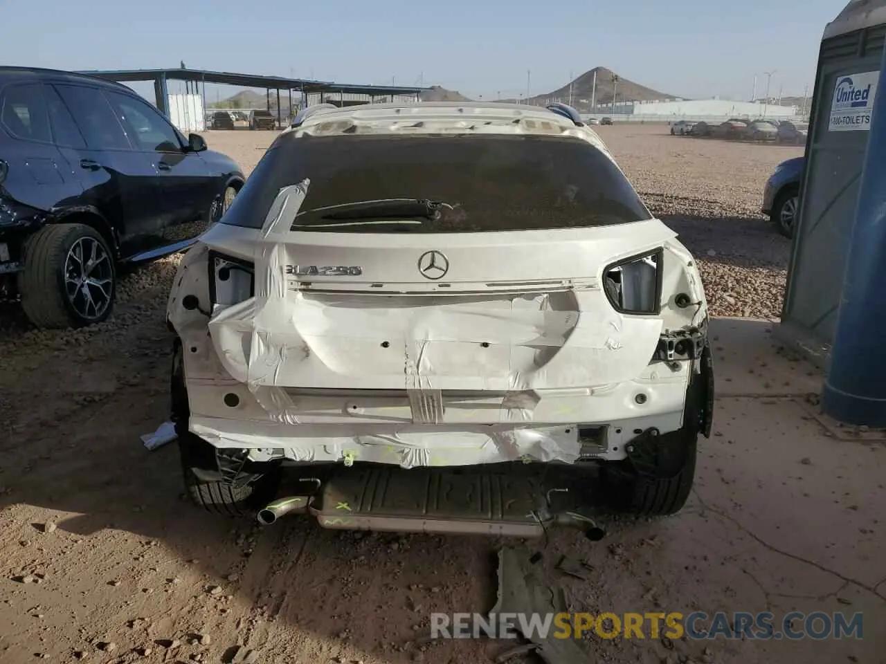 6 Photograph of a damaged car WDCTG4EB8LJ657244 MERCEDES-BENZ GLA-CLASS 2020