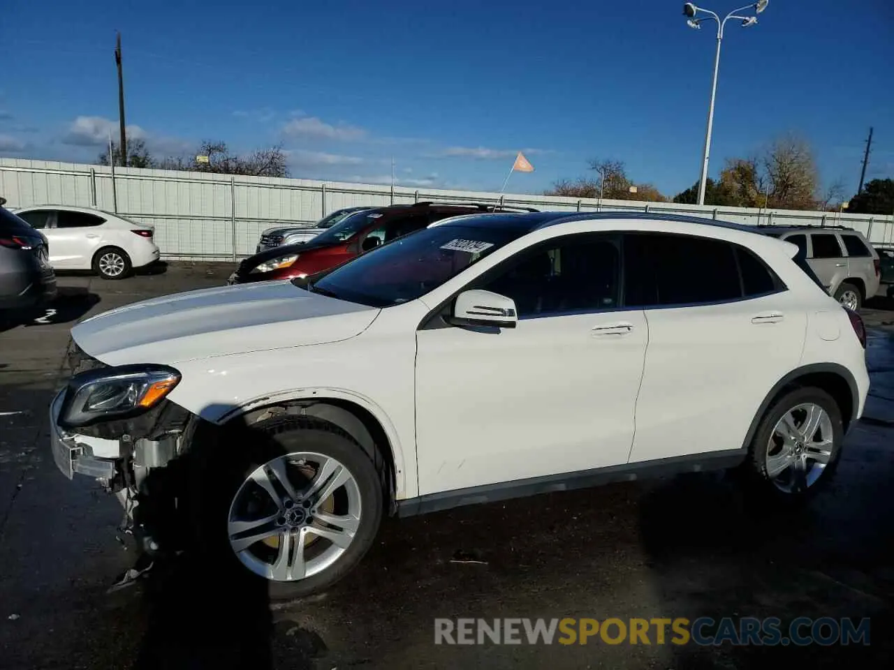 1 Photograph of a damaged car WDCTG4GB0LU022174 MERCEDES-BENZ GLA-CLASS 2020