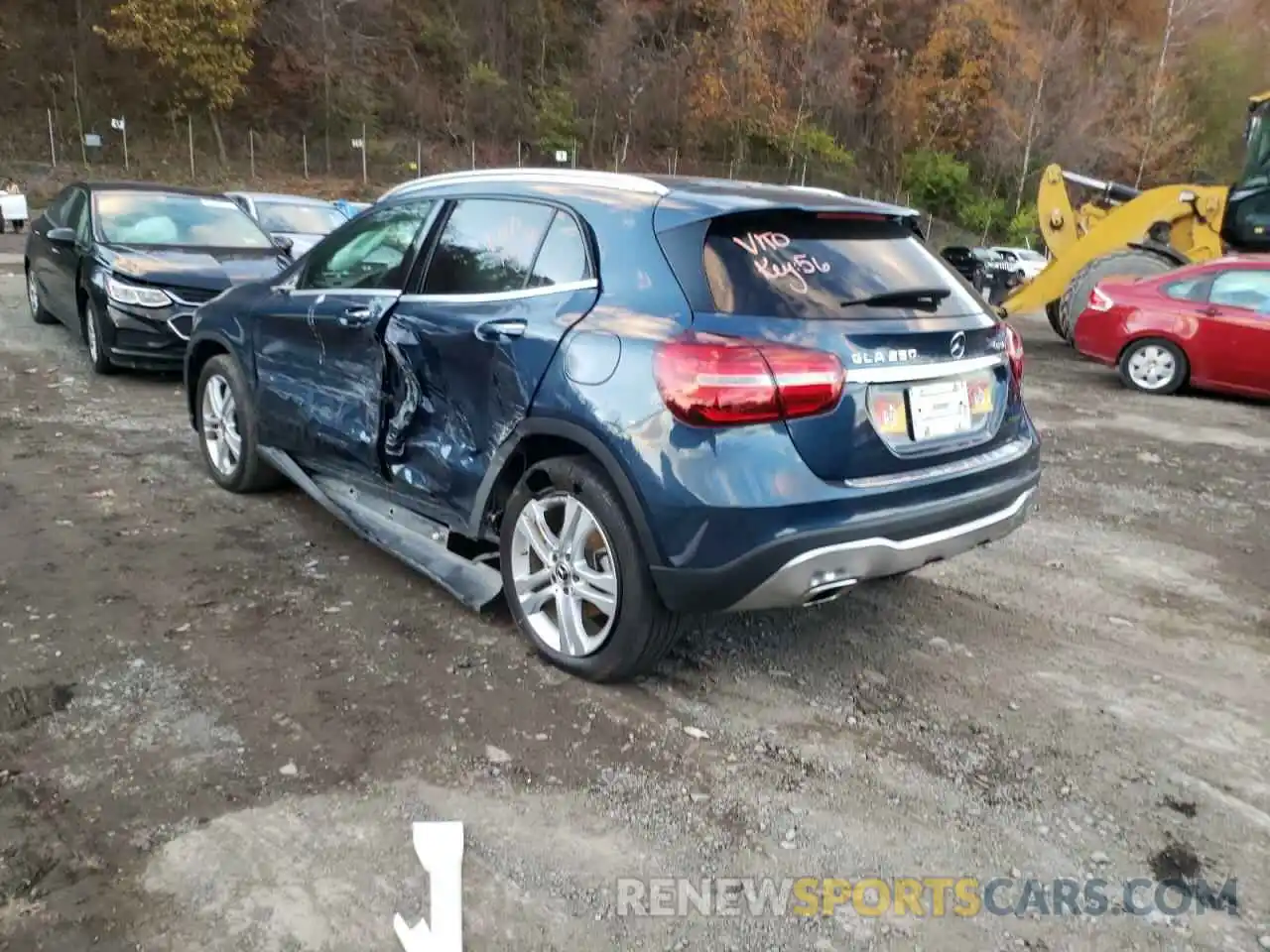 3 Photograph of a damaged car WDCTG4GB1LJ667885 MERCEDES-BENZ GLA-CLASS 2020