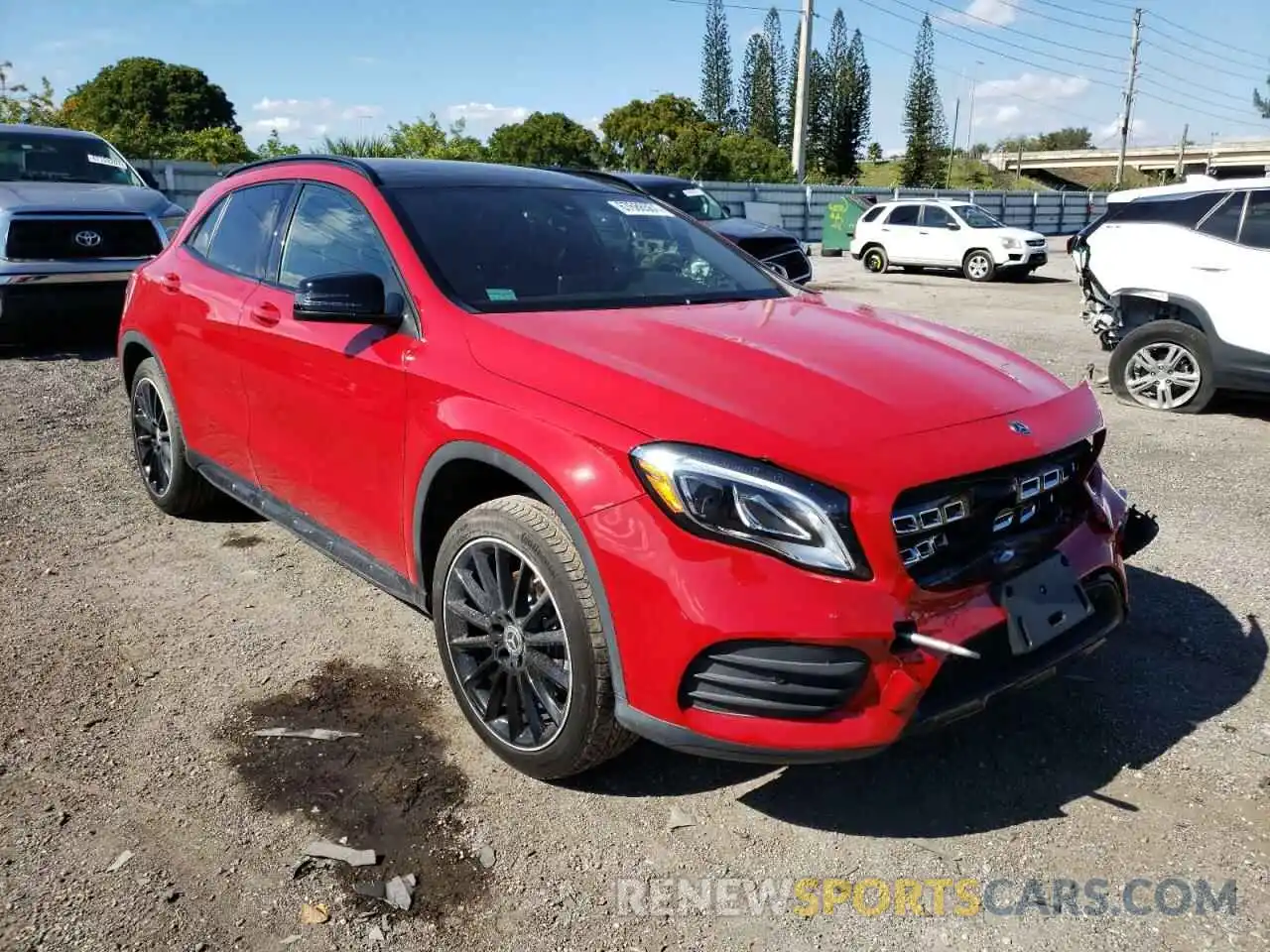 1 Photograph of a damaged car WDCTG4GB1LU021258 MERCEDES-BENZ GLA-CLASS 2020