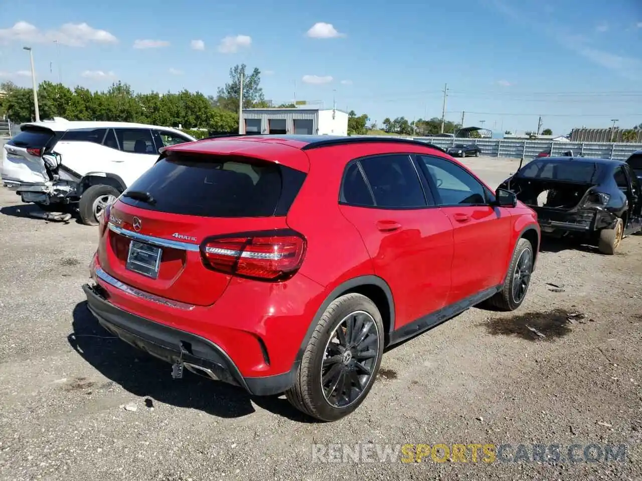 4 Photograph of a damaged car WDCTG4GB1LU021258 MERCEDES-BENZ GLA-CLASS 2020