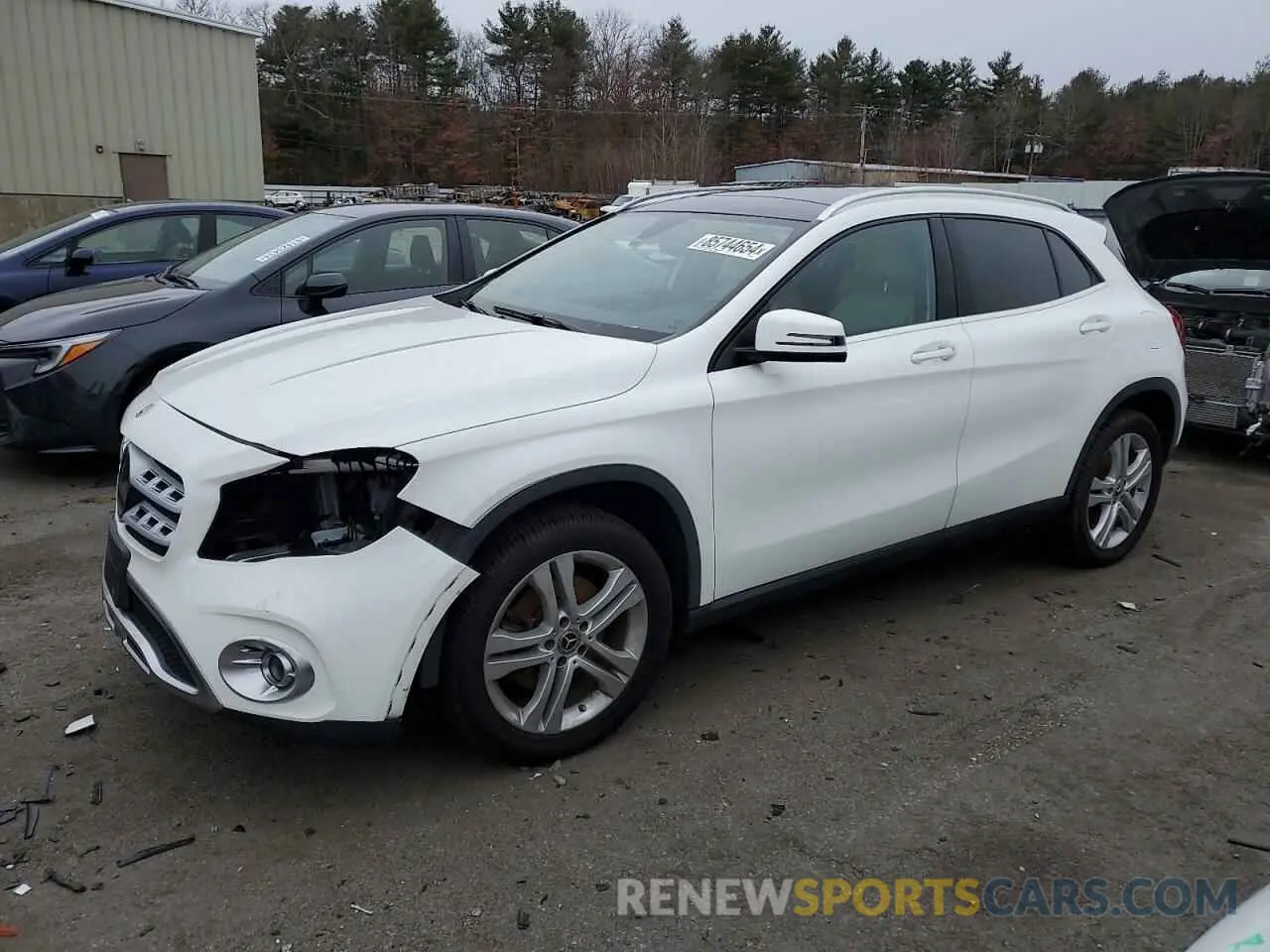 1 Photograph of a damaged car WDCTG4GB1LU025052 MERCEDES-BENZ GLA-CLASS 2020