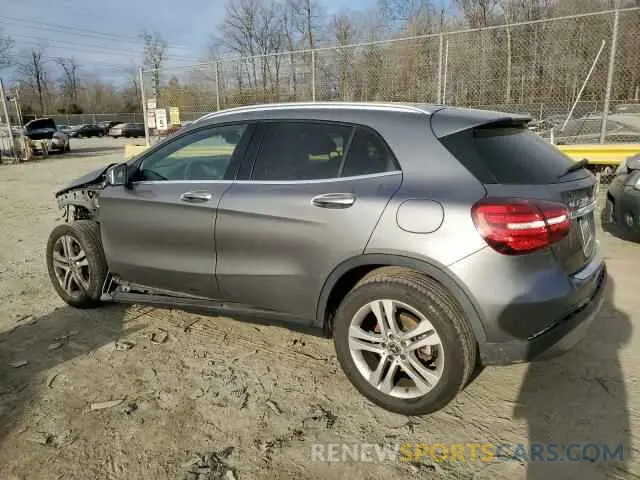 2 Photograph of a damaged car WDCTG4GB6LJ666005 MERCEDES-BENZ GLA-CLASS 2020