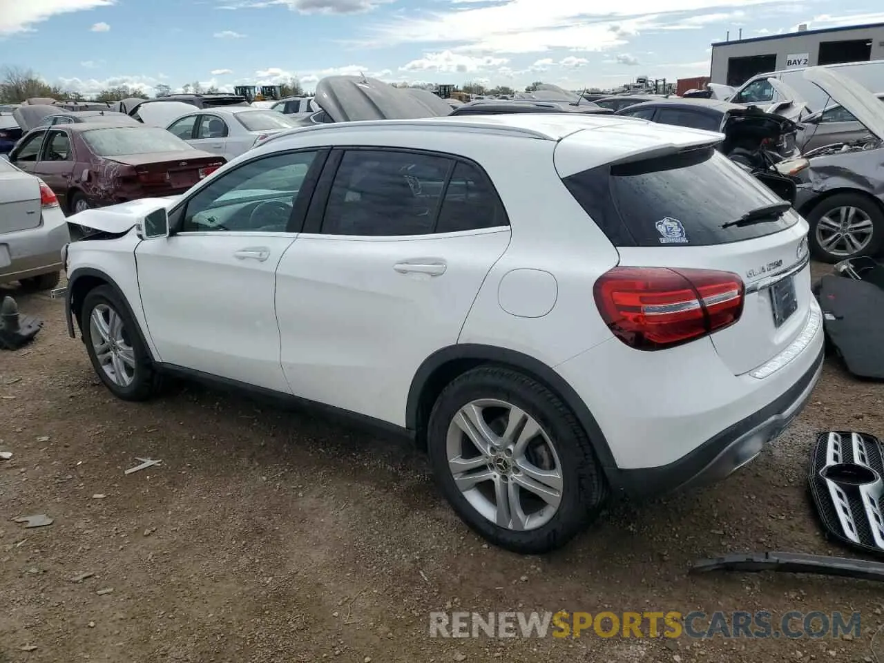 2 Photograph of a damaged car WDCTG4GB9LJ663325 MERCEDES-BENZ GLA-CLASS 2020