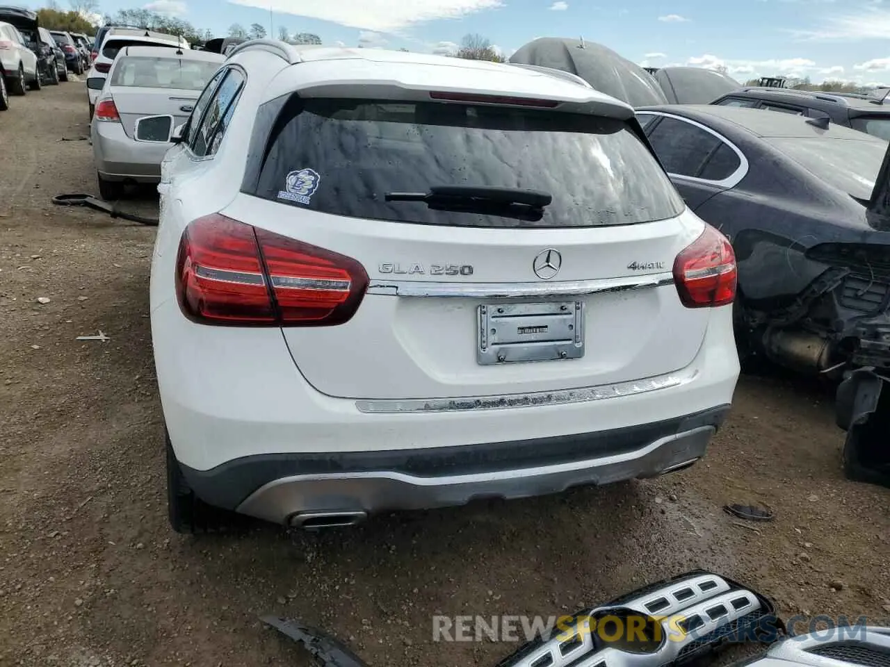 6 Photograph of a damaged car WDCTG4GB9LJ663325 MERCEDES-BENZ GLA-CLASS 2020