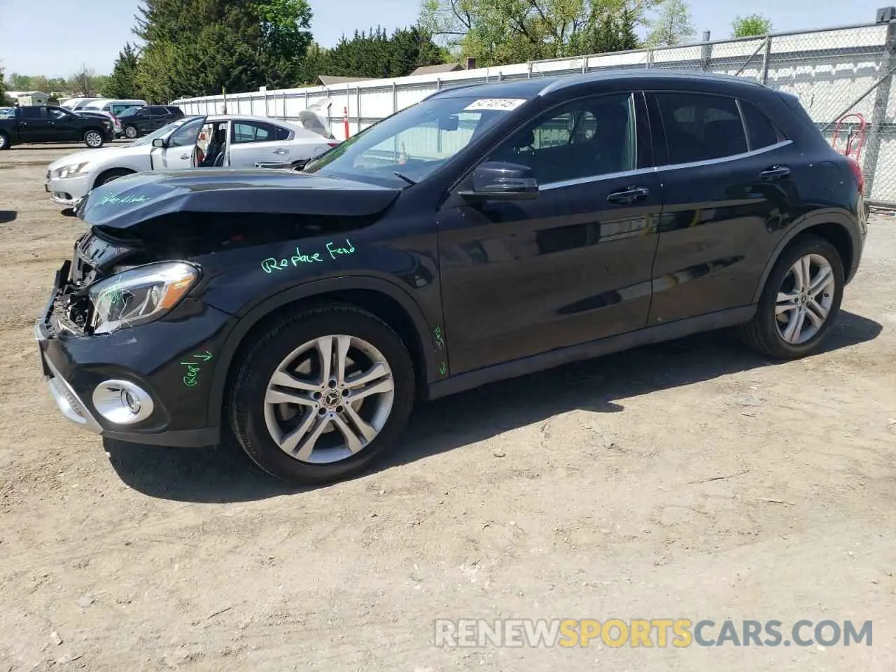 1 Photograph of a damaged car WDCTG4GB9LU022268 MERCEDES-BENZ GLA-CLASS 2020