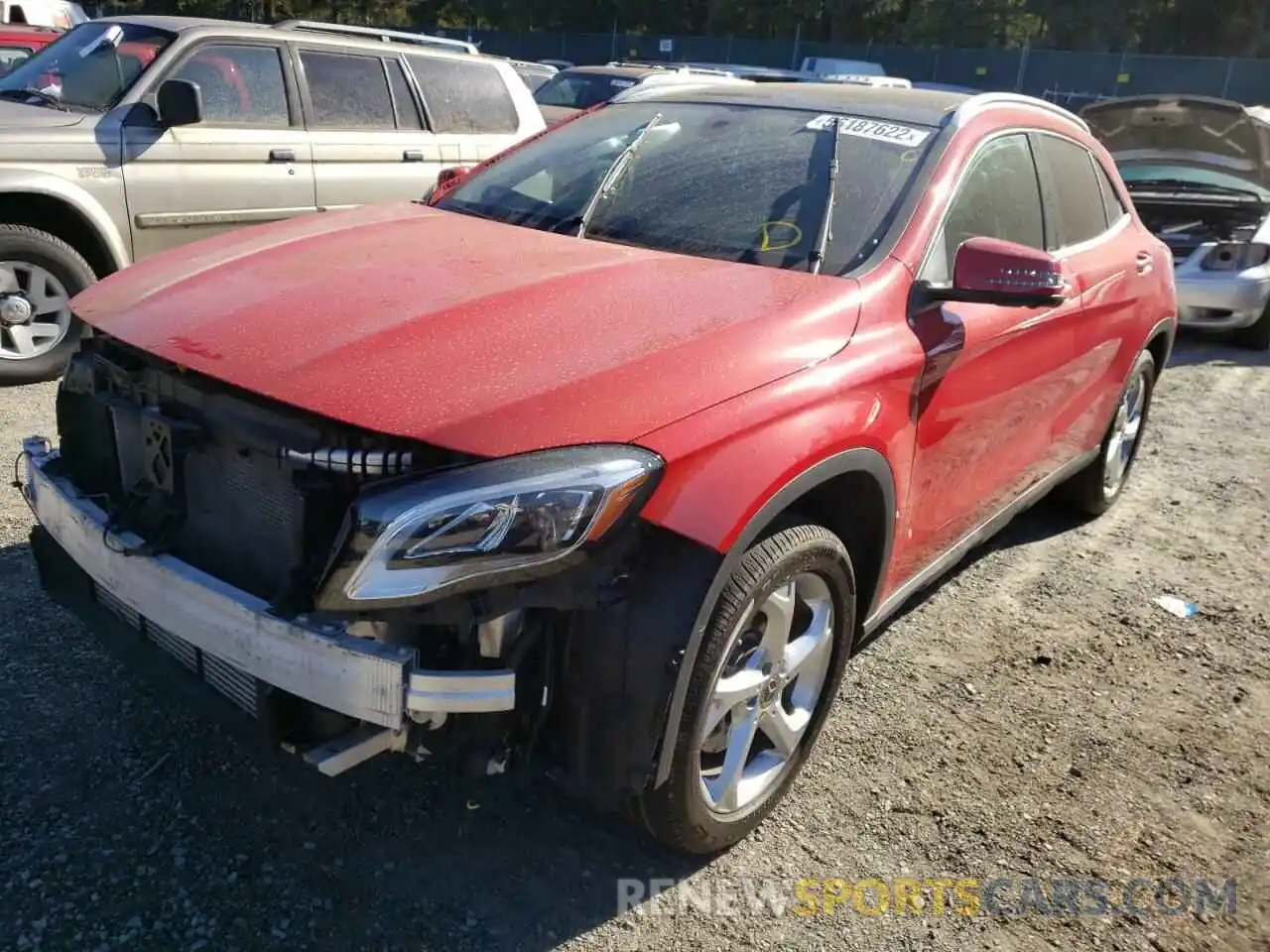 2 Photograph of a damaged car WDCTG4GBXLJ666072 MERCEDES-BENZ GLA-CLASS 2020