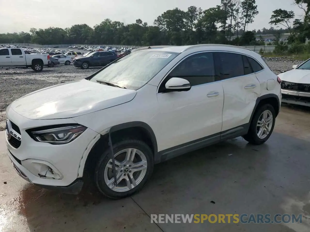 1 Photograph of a damaged car W1N4N4GB0MJ135828 MERCEDES-BENZ GLA-CLASS 2021