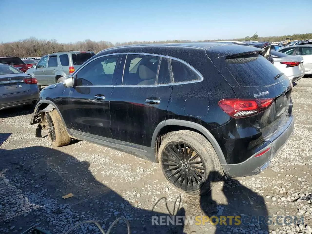 2 Photograph of a damaged car W1N4N4GB0MJ208969 MERCEDES-BENZ GLA-CLASS 2021