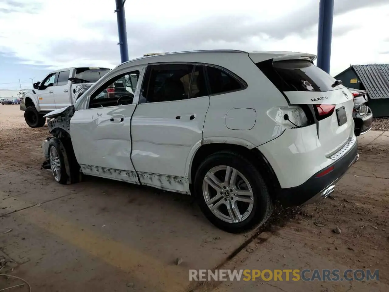 2 Photograph of a damaged car W1N4N4GB1MJ147793 MERCEDES-BENZ GLA-CLASS 2021