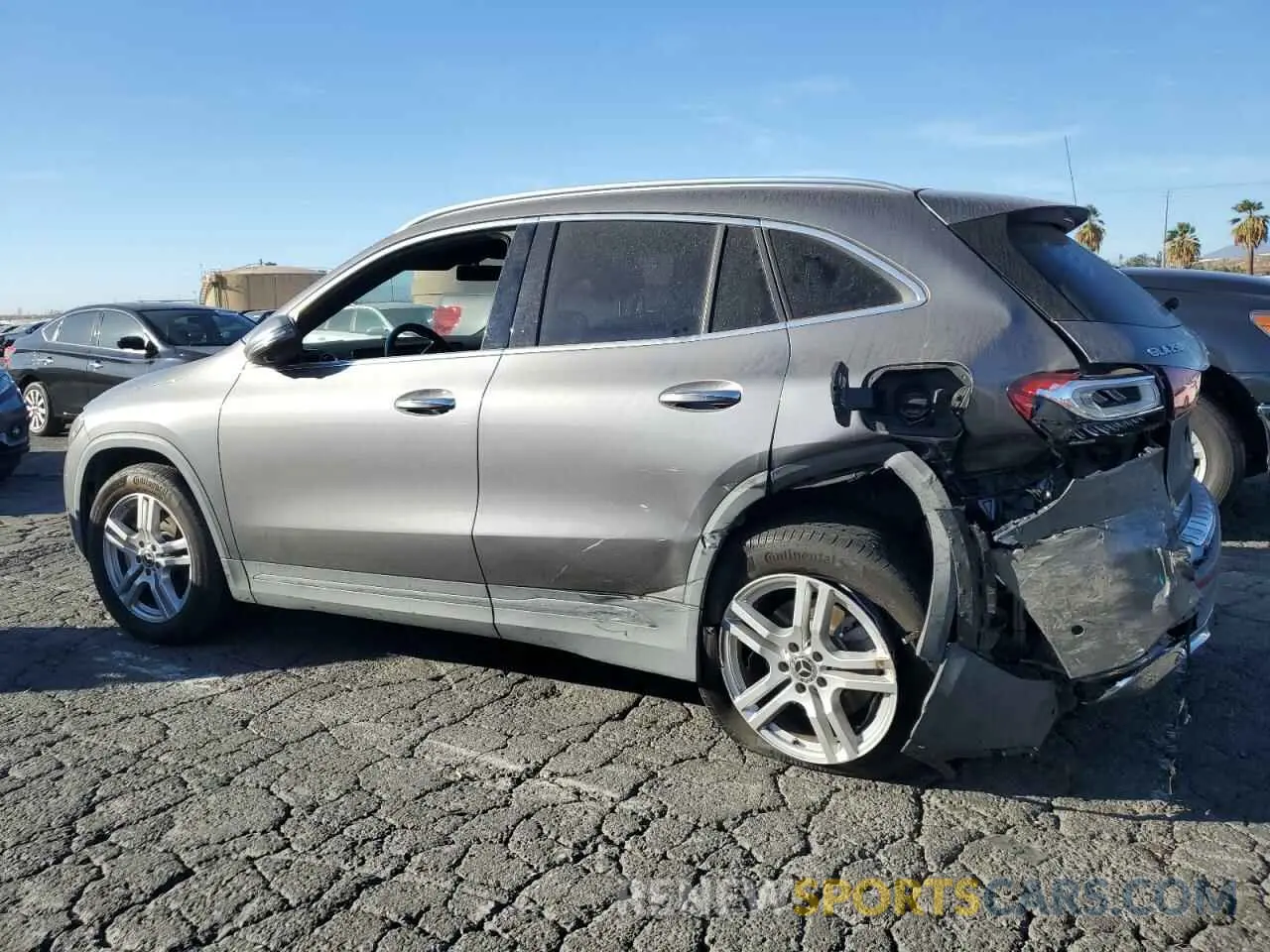 2 Photograph of a damaged car W1N4N4GB1MJ192653 MERCEDES-BENZ GLA-CLASS 2021