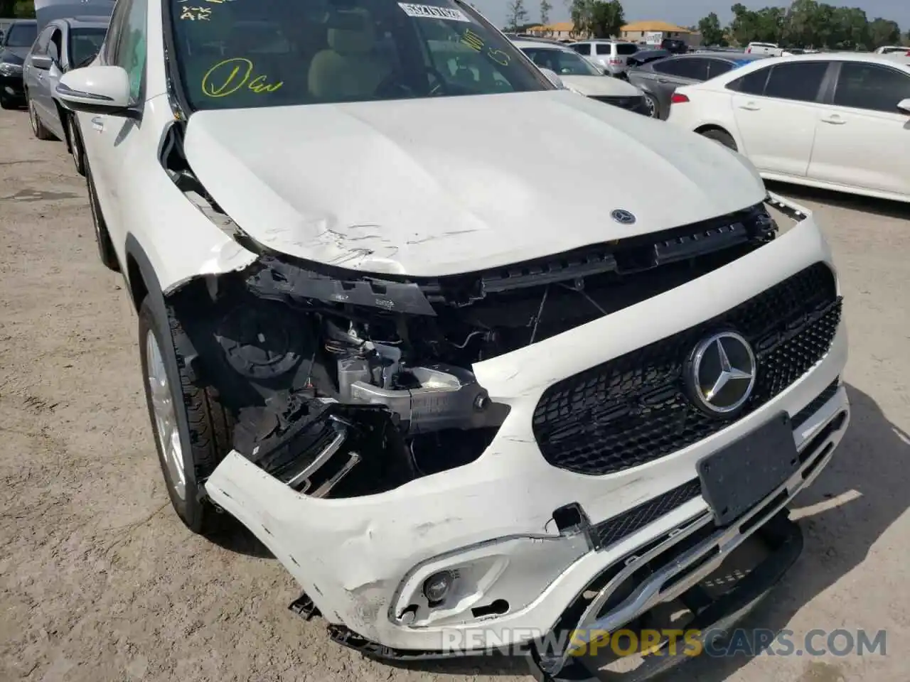 9 Photograph of a damaged car W1N4N4GB5MJ242146 MERCEDES-BENZ GLA-CLASS 2021