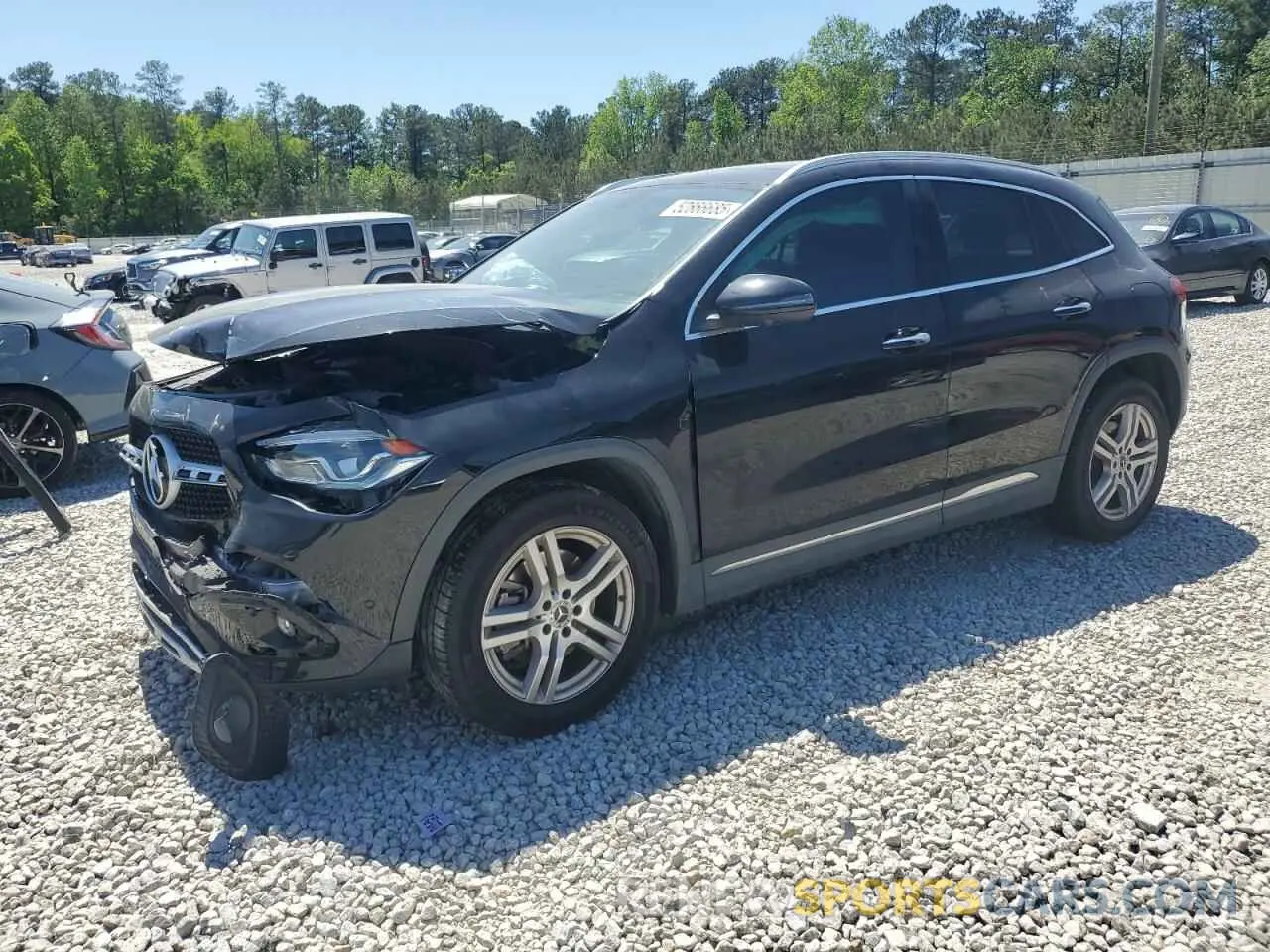 1 Photograph of a damaged car W1N4N4GB7MJ158409 MERCEDES-BENZ GLA-CLASS 2021