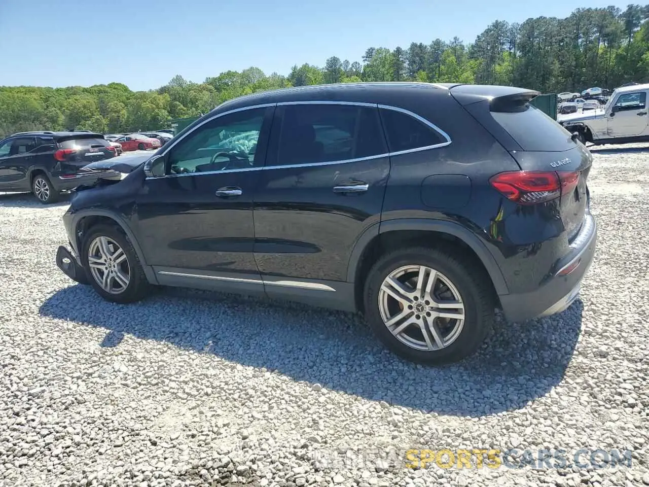 2 Photograph of a damaged car W1N4N4GB7MJ158409 MERCEDES-BENZ GLA-CLASS 2021